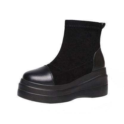 retro leather women's shoes spring autumn British student bottom work goth shoes women The first layer of genuine leather-41