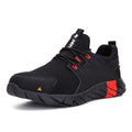 FANAN Men Safety Work Shoes Boots Breathable Light Steel Toe Work Boots Anti-smashing Men's Construction Boots Work Sneakers