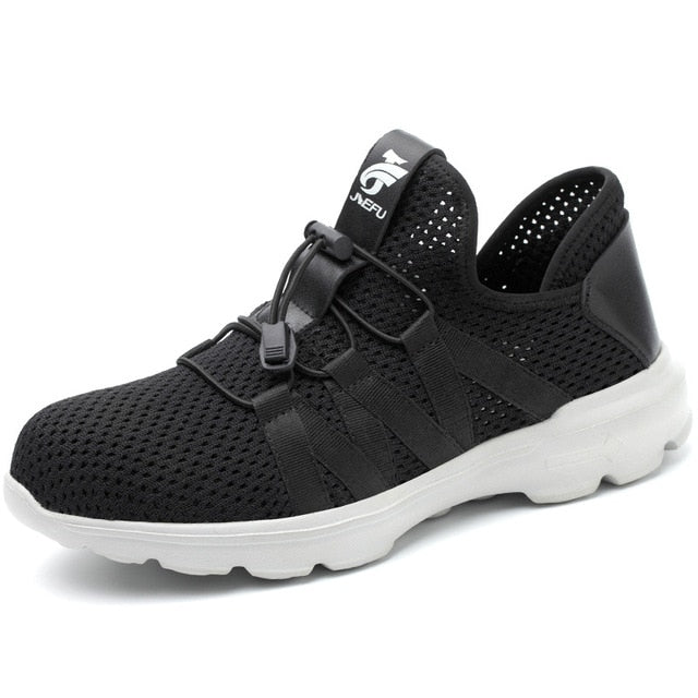 XIZOU Men's Steel Toe Safety Boots - Durable & Puncture-Proof