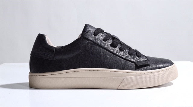 Luxurious Sheepskin Sneakers - Sophisticated Comfort & Style