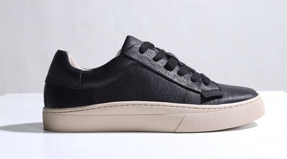 Luxurious Sheepskin Sneakers - Sophisticated Comfort & Style