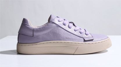 Luxurious Sheepskin Sneakers - Sophisticated Comfort & Style