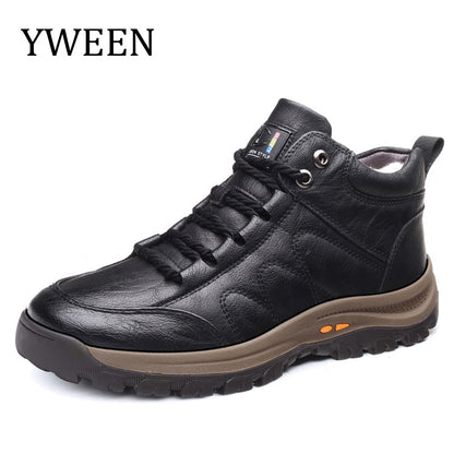 YWEEN Men's Winter Boots - Warmth & Style Combined