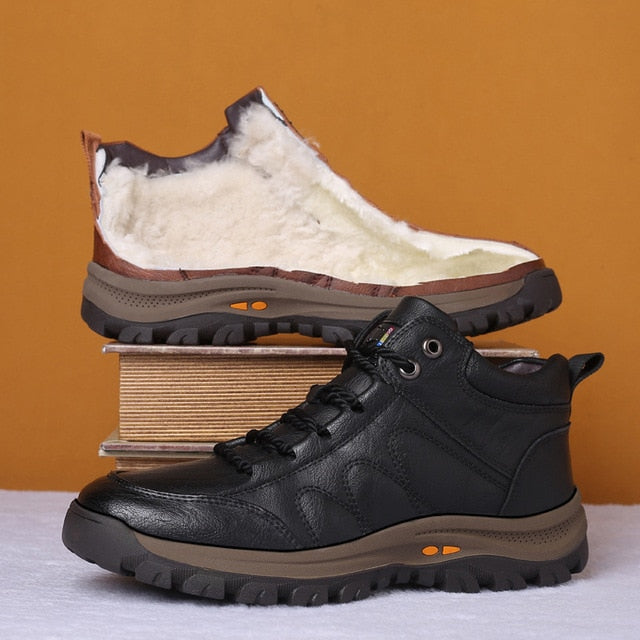 YWEEN Men's Winter Boots - Warmth & Style Combined