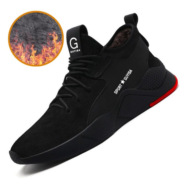 Men's Steel Toe Work Shoes - Breathable Safety & Lasting Comfort
