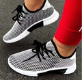 Eco-Friendly Women's Lace-Up Sneakers - Chic Sustainable Comfort