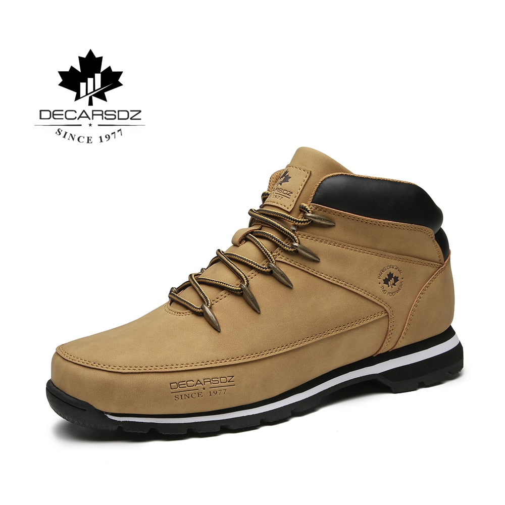 Men's Classic Leather Boots - Stylish & Durable