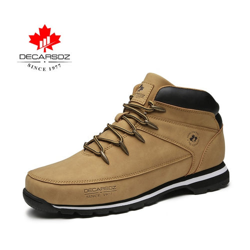 Men's Classic Leather Boots - Stylish & Durable