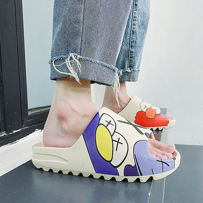 WEH Unisex Rubber Slippers - Summer Comfort & Style