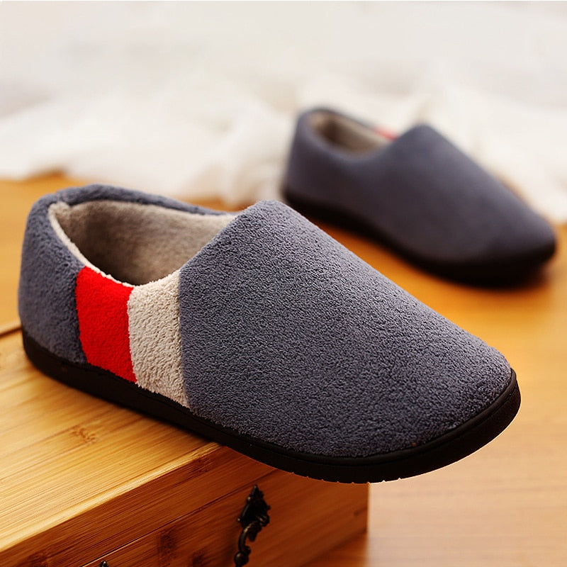 Men's Memory Foam Slippers - Cozy Comfort for Winter