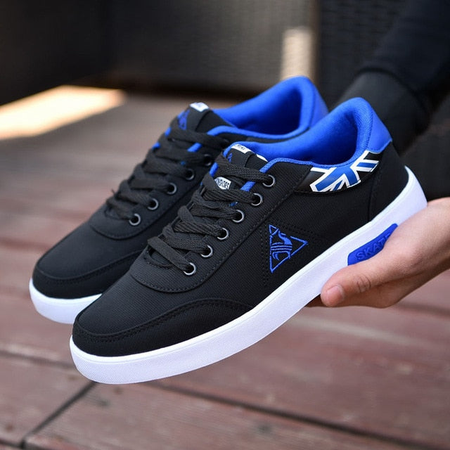 Eco-Friendly Canvas Sneakers - Men's Low Top Casual Shoes