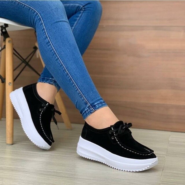 Women's Chunky Sneakers - Stylish, Breathable & Non-Slip