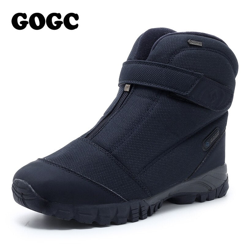 GOGC Men's Warm Winter Snow Boots - Durable & Cozy