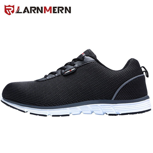 LARNMERN Men's Eco-Friendly Safety Sneakers - Style & Protection