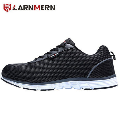 LARNMERN Men's Eco-Friendly Safety Sneakers - Style & Protection