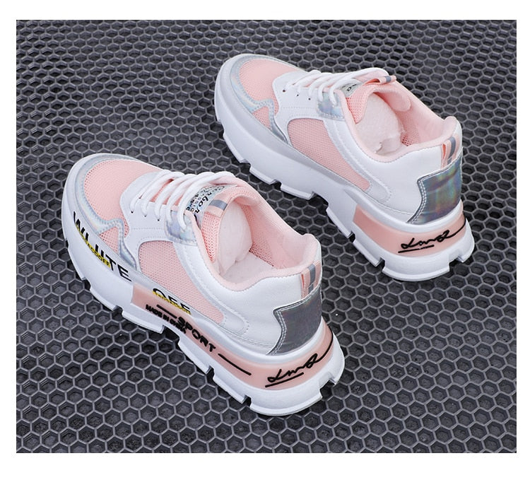 BJYL Women's Mesh Running Shoes - Breathable & Stylish