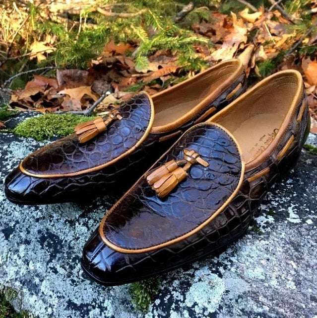 Maycaur Men's Vintage Loafers - Classic Style with Modern Comfort