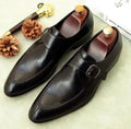 Men pu Leather Shoes Low Heel Fringe Shoes Dress Shoes Brogue Shoes Spring Ankle Boots Vintage Classic Male Casual F121