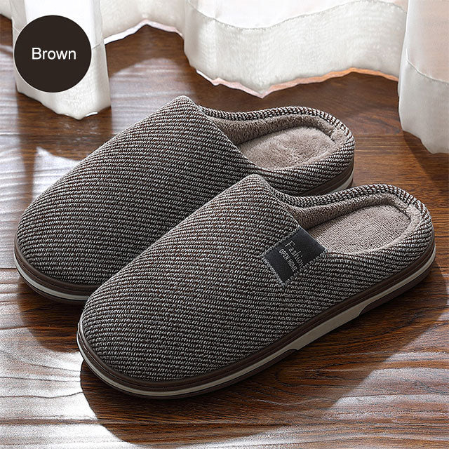 Men's Winter Memory Foam Slippers - Cozy Comfort for Chilly Nights