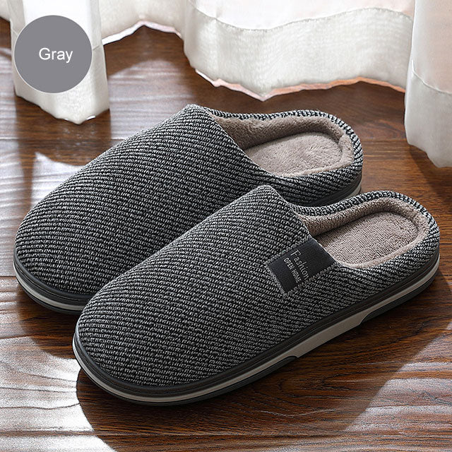 Men's Winter Memory Foam Slippers - Cozy Comfort for Chilly Nights