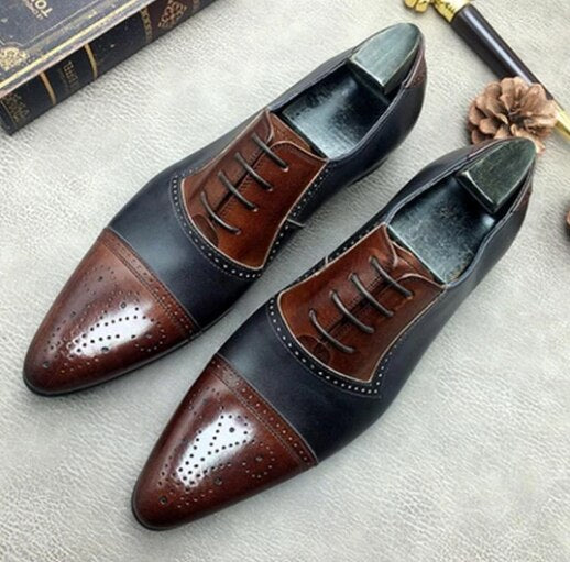 Men's Vintage Leather Loafers - Classic Style & Comfort