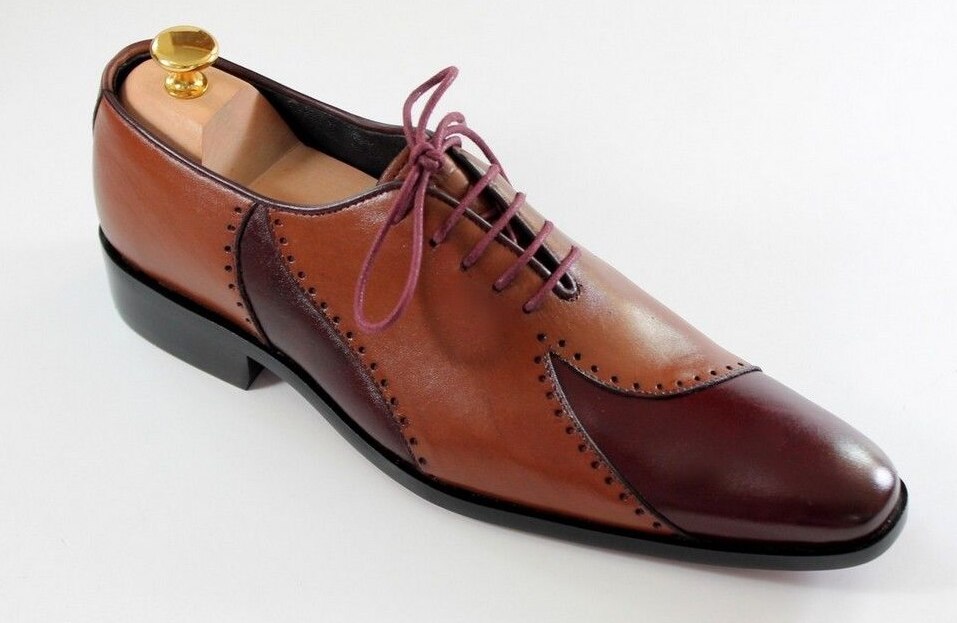 Men Pu Leather Shoes Lace Up Casual Shoes Dress Shoes Brogue Shoes Spring Ankle Boots Vintage Classic Male Casual YK048