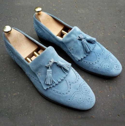 Maycaur Men's Classic Leather Loafers for Spring