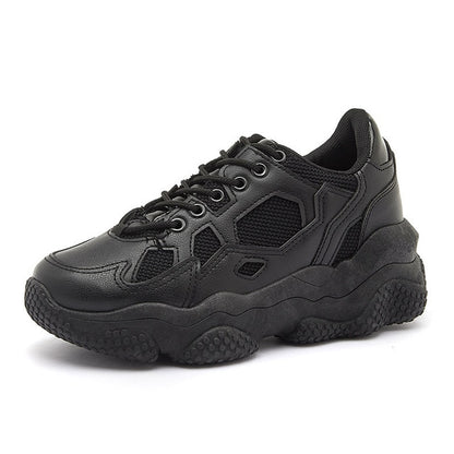 Eco-Friendly Women's Platform Sneakers - Bold Style with Sustainable Heart
