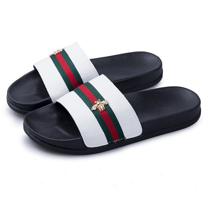 Summer Outdoor Plus Size Slides for Men Fashion Flats Sandals Women Brand Flip-Flop 2020 new Unisex Shower Slippers Aqua Shoes