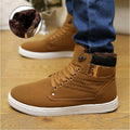 Men's Cozy Lace-up Winter Boots - Warm & Stylish