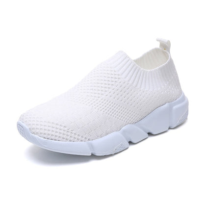 Women's Mesh Platform Sneakers - Effortless Style & Breathability