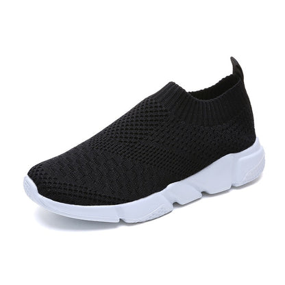 Women's Mesh Platform Sneakers - Effortless Style & Breathability