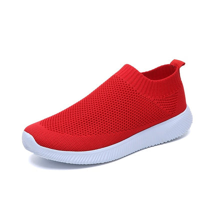 Women's Mesh Platform Sneakers - Effortless Style & Breathability