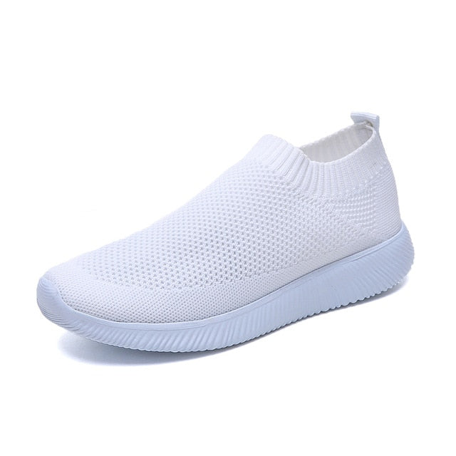Women's Mesh Platform Sneakers - Effortless Style & Breathability