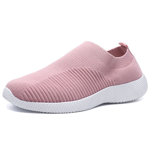 Women's Mesh Platform Sneakers - Effortless Style & Breathability