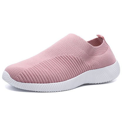 Women's Mesh Platform Sneakers - Effortless Style & Breathability