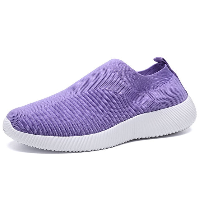 Women's Mesh Platform Sneakers - Effortless Style & Breathability