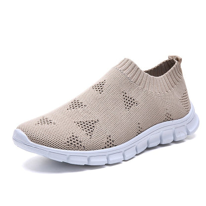 Women's Mesh Platform Sneakers - Effortless Style & Breathability