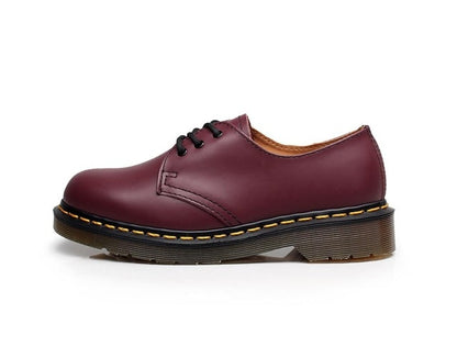 retro leather women's shoes spring autumn British student bottom work goth shoes women The first layer of genuine leather-41