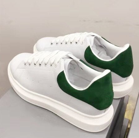 HKSZ Luxury Men's Sneakers - Breathable White Casual Shoes