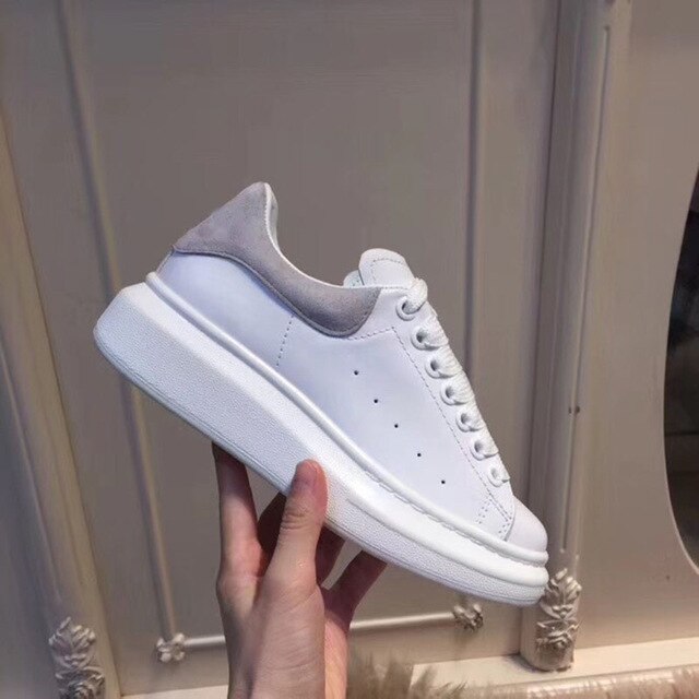 HKSZ Luxury Men's Sneakers - Breathable White Casual Shoes