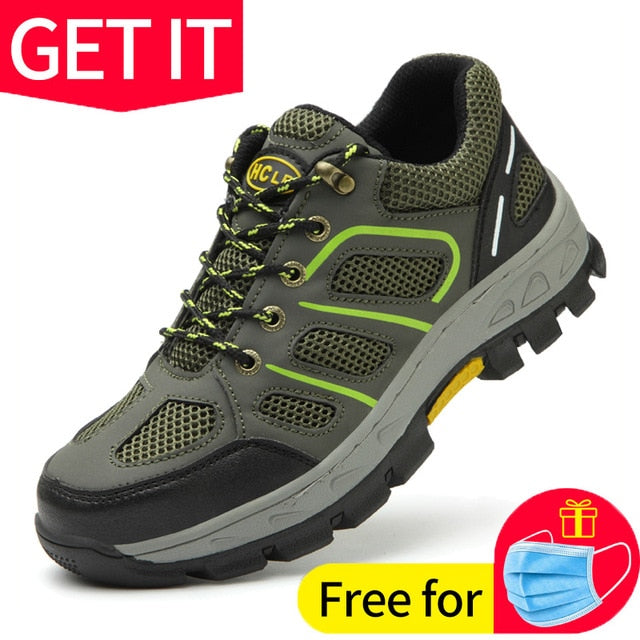 Eco-Conscious Men's Steel Toe Boots - Safety Meets Sustainability