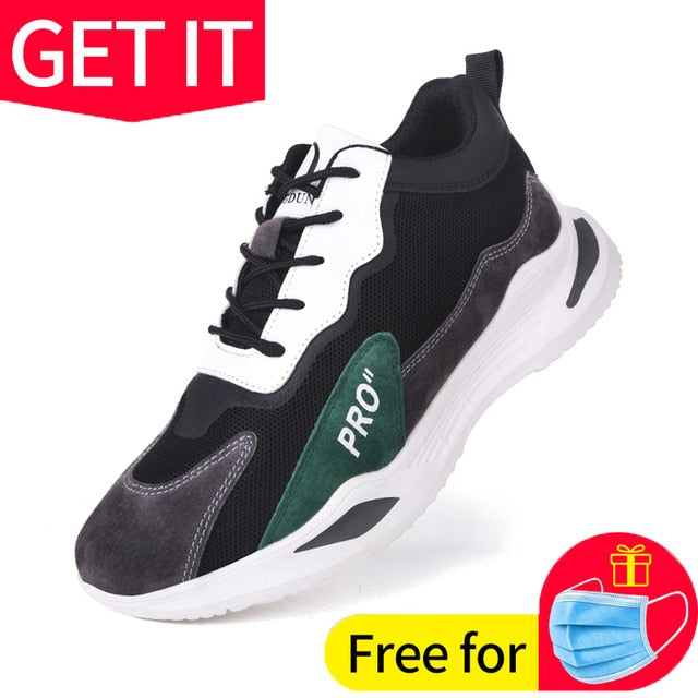 Eco-Conscious Men's Steel Toe Boots - Safety Meets Sustainability