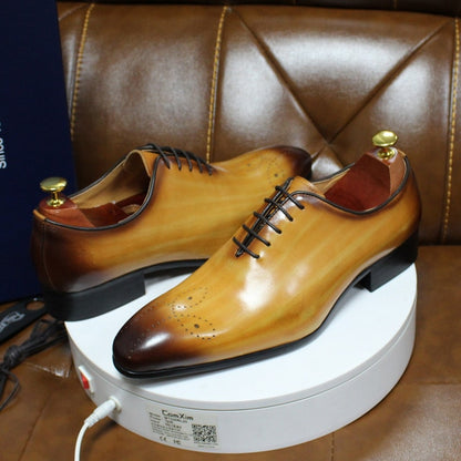 Felix Chu Italian Leather Oxfords - Sophisticated Style & Unmatched Comfort