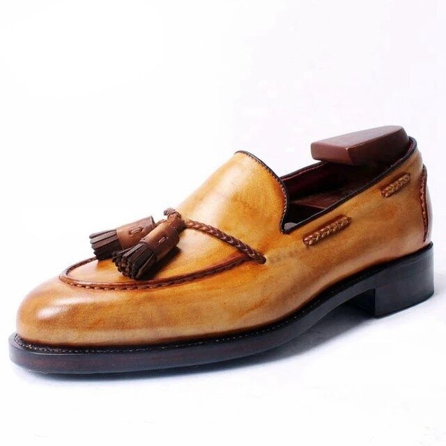 Men's Vintage Leather Brogue Shoes - Timeless Craftsmanship & Elegance