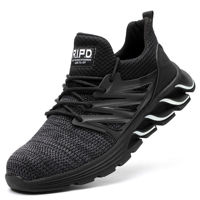 Men's Lightweight Safety Shoes - Breathable Comfort & Maximum Protection