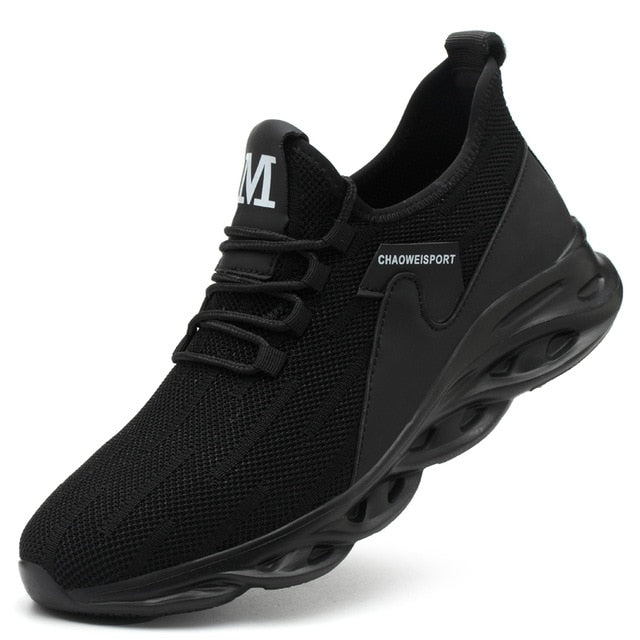 Men's Lightweight Safety Shoes - Breathable Comfort & Maximum Protection
