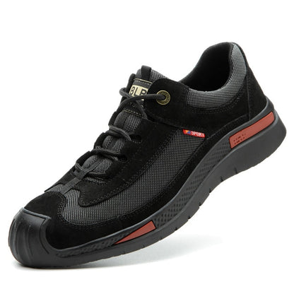 Men Work Safety Shoes Lightweight Nail Penetration Resistance Flexibility Steel Toecap Anti-smashing Outdoor Wearable