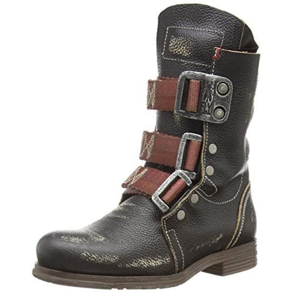 Men's Stylish PU Leather Motorcycle Boots - Comfort & Durability