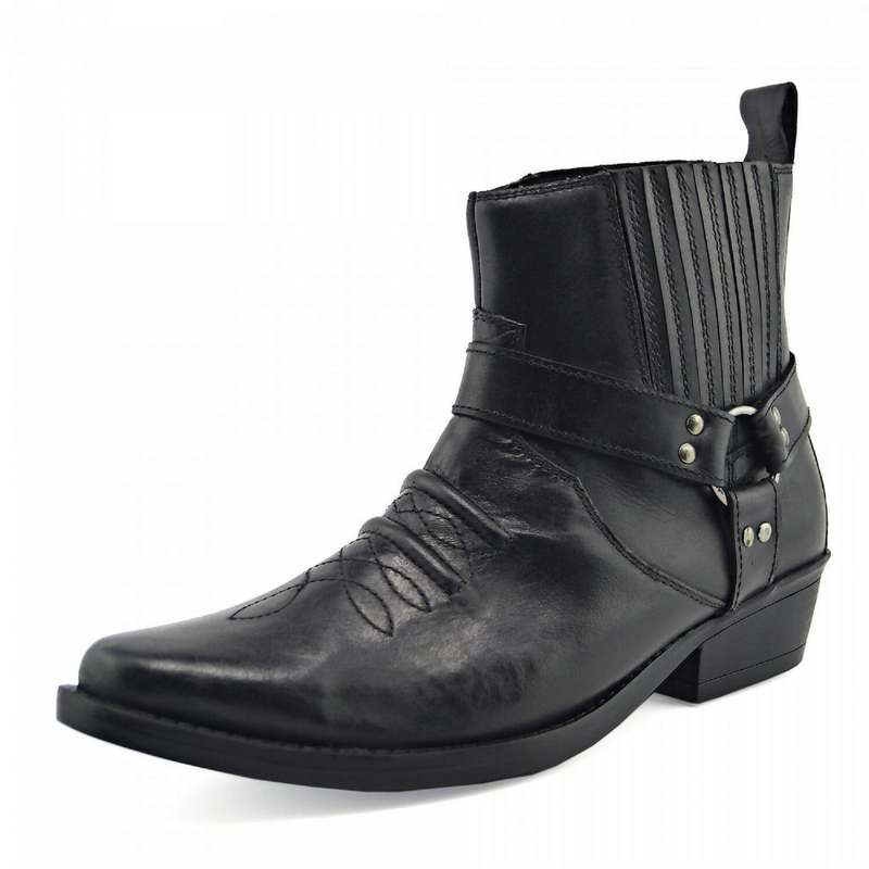Men's Eco-Friendly Vintage Boots - Stylish & Sustainable